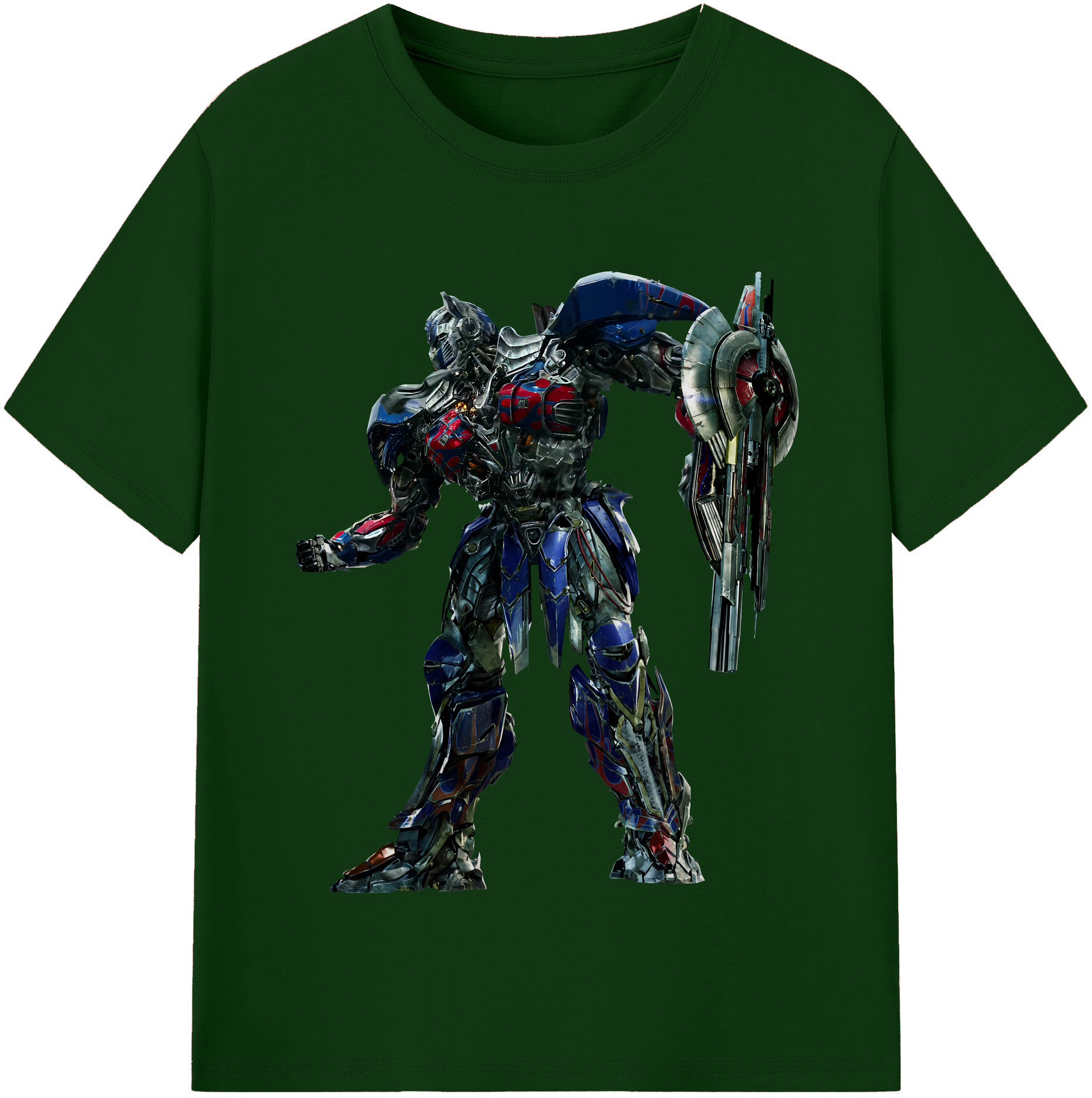 （画像用） Transformers トランスフォーマー 綿100％半袖Tシャツ（フロントプリント）